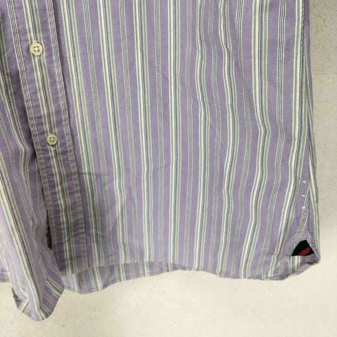 ラルフローレン RALPH LAUREN CUSTOM FIT ストライプ柄ポニー刺繍BDシャツ メンズ  L